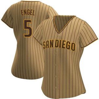 Authentic Adam Engel Women's San Diego Padres Alternate Jersey - Tan/Brown