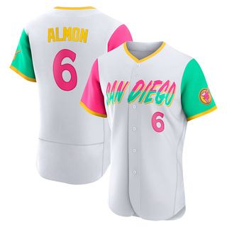 Authentic Bill Almon Men's San Diego Padres 2022 City Connect Jersey - White