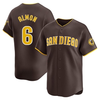 Limited Bill Almon Youth San Diego Padres Away Jersey - Brown