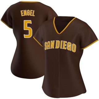 Replica Adam Engel Women's San Diego Padres Road Jersey - Brown