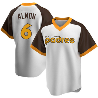 Replica Bill Almon Men's San Diego Padres Home Cooperstown Collection Jersey - White