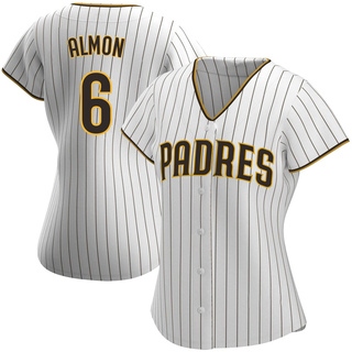 Replica Bill Almon Women's San Diego Padres Home Jersey - White/Brown