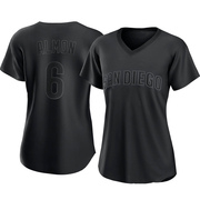 Replica Bill Almon Women's San Diego Padres Pitch Fashion Jersey - Black